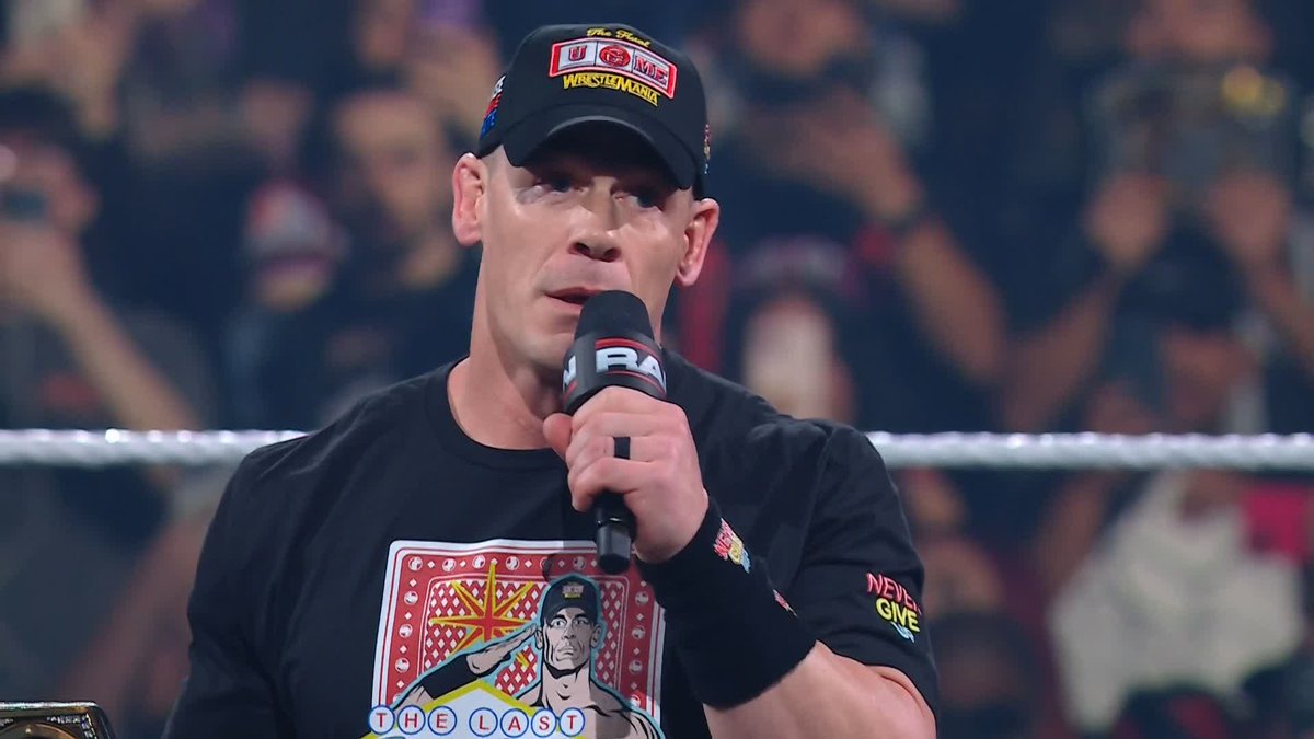 OUTTA NOWHERE! 😏 #RawAfterMania