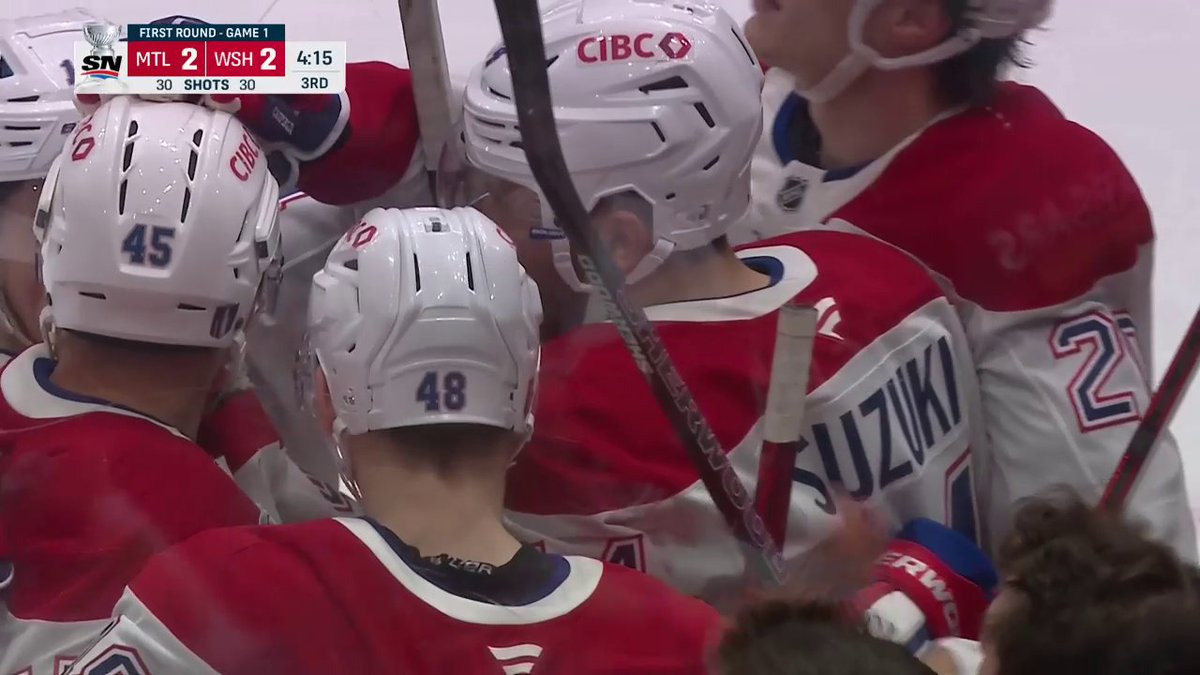 THE HABS HAVE TIED IT 🤭 #StanleyCup 🇺🇸: ESPN ➡️ 🇨🇦: Sportsnet or stream on Sportsnet+ ➡️