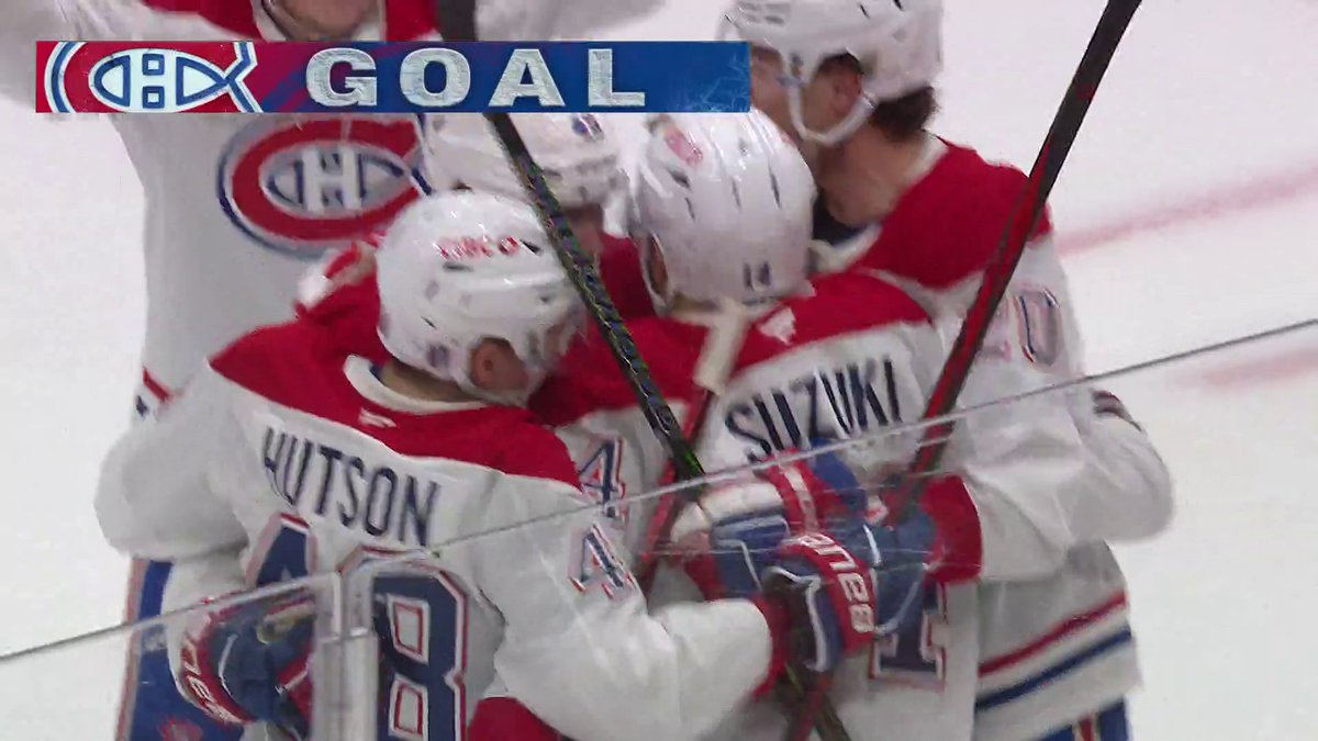 THE CANADIENS TIE IT UP LATE AMIDST THE CHAOS 😱 Shaping up for a good finish on ESPN 👀