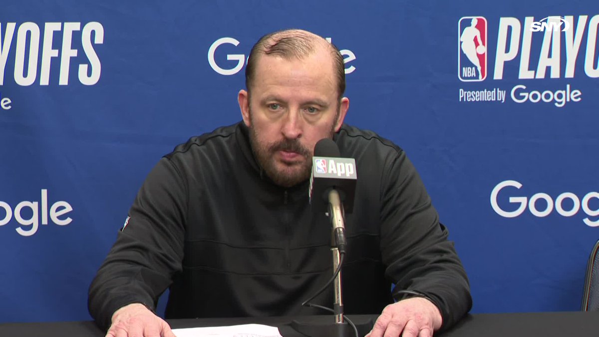 "Rebounding was problematic the whole night, so that's probably the difference in the game" Tom Thibodeau on what went wrong in tonight's loss: