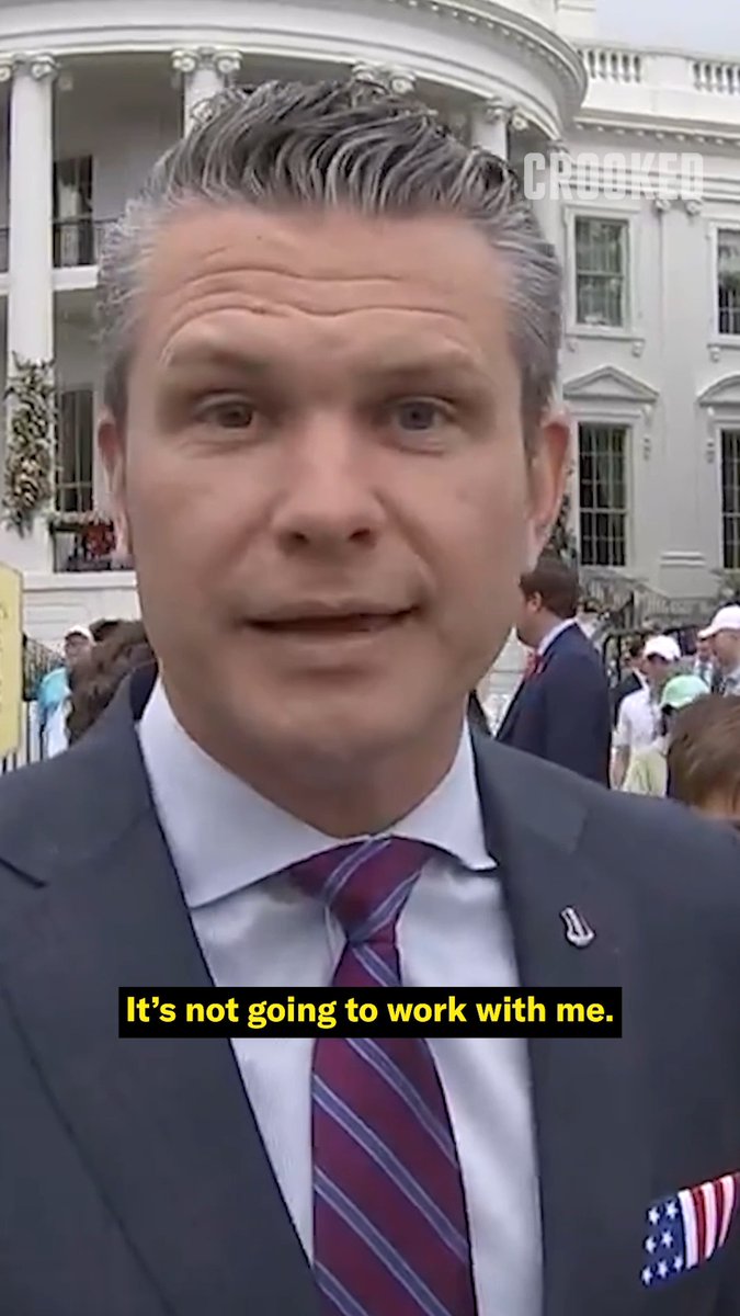 Pete Hegseth is in so far over his head that even the Easter Bunny can’t save him. #CrookedMedia #PodSaveAmerica #Pentagon