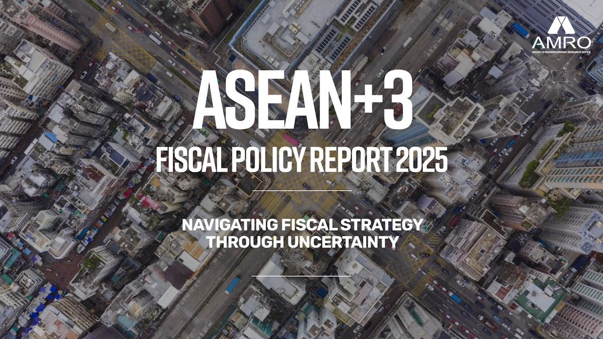 As #fiscal positions weaken and fiscal space narrows in #ASEANplus3, sustained fiscal consolidation and rebuilding buffers are vital over the medium term. Policymakers are also urged to adopt comprehensive policy packages, supported by structural reforms, to achieve sustainable, inclusive growth. ▶️ Learn more from the ASEAN+3 Fiscal Policy Report 2025: