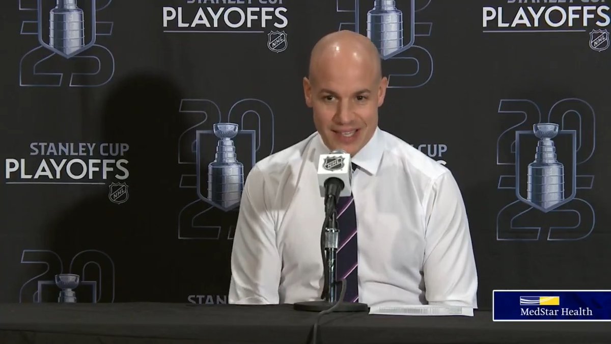 Head coach Spencer Carbery’s full postgame media availability after Washington’s Game 1 victory over Montreal tonight. #CapsHabs