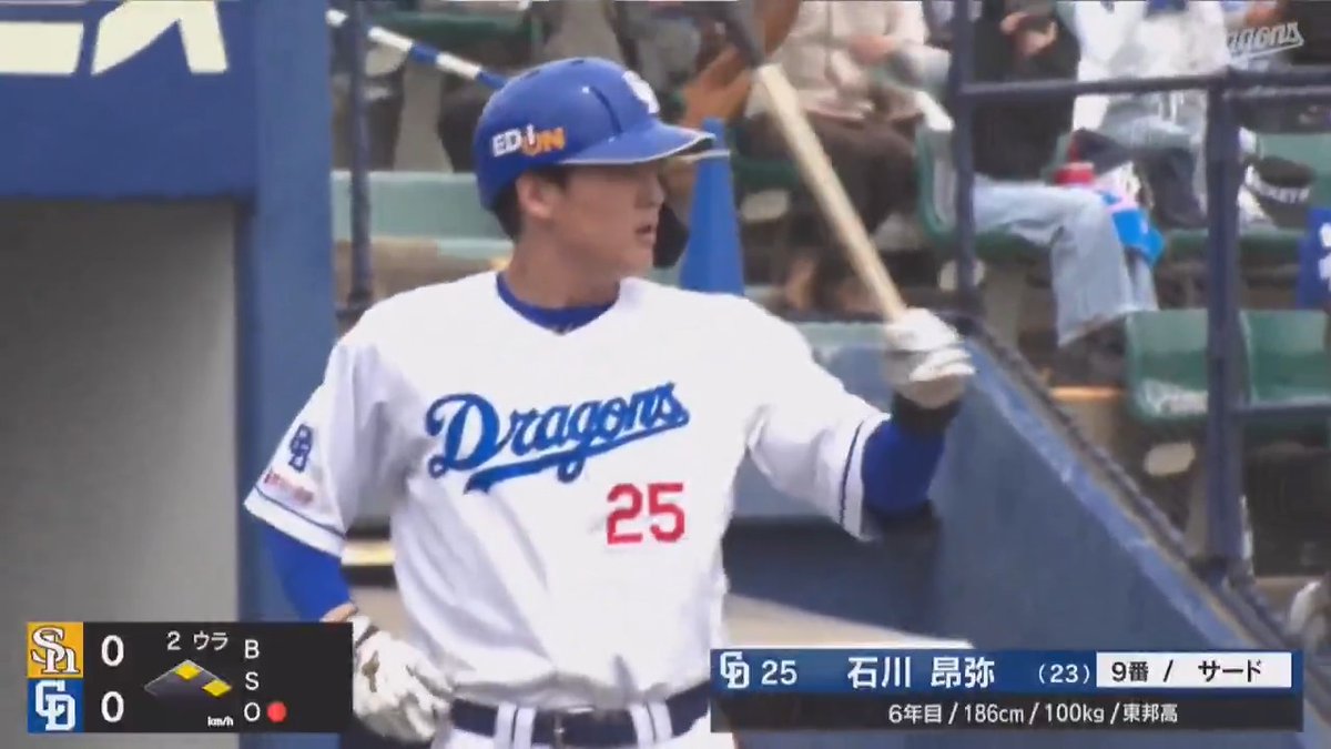 きれいに弾き返す 一軍復帰へ向けて 石川昂弥がタイムリーヒット ⚾プロ野球 ファーム(2025/4/22) 🆚中日×ソフトバンク 📱Live on DAZN #オレをみろ #イージースポーツ #dragons