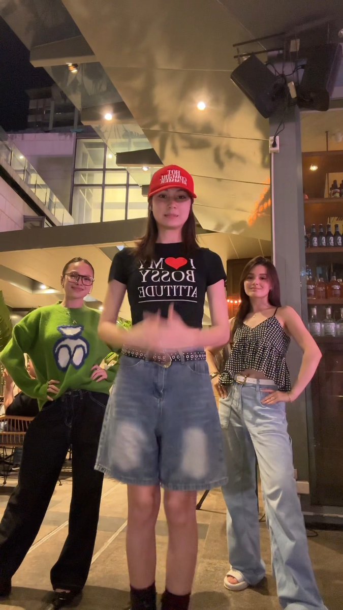 Grabe, ang accurate! 😭 Charlie, Kira, and AC reenacting Esnyr’s first interaction with #BINI Jhoanna and #BINI Stacey?! 🔥💅 🎥: Charlie Fleming | Tiktok #CharlieFleming #KiraBalinger #ACBonifacio