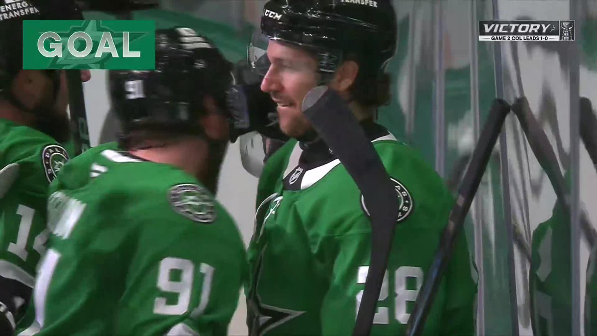 COLIN BLACKWELL CALLED GAME IN OVERTIME. THE @DALLASSTARS EVEN THE SERIES 🍿 #TEXASHOCKEY