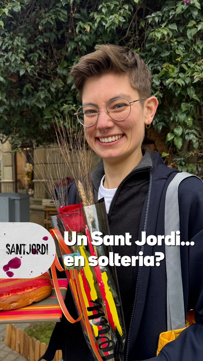 Sant Jordi també és per als solters del món i Mariona Borrull t’ho demostra 🫡 Tu quins plans tens? 🐉 #SantJordi3Cat