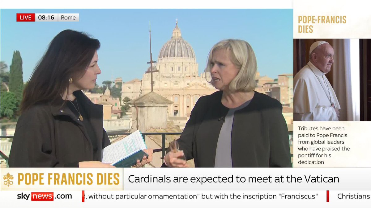 Pope Francis called a Catholic church in the Gaza Strip daily to see how people were coping Sky's Barbara Serra says the pope 'always used his voice...in his last statement, he mentioned the conflicts, including ones that we don't speak about as much' 📺 Sky 501