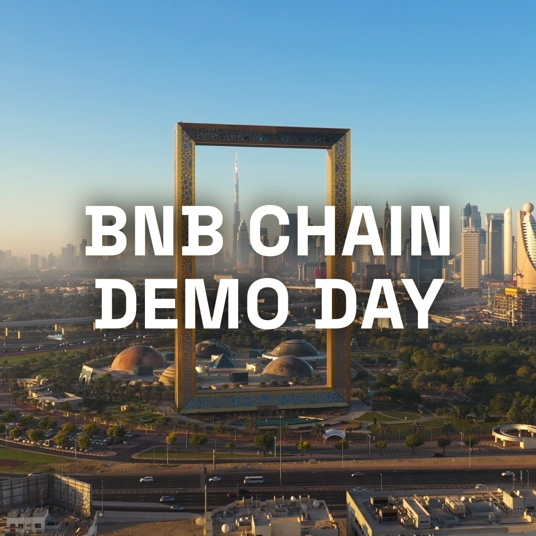 BNB Incubation Alliance is now BNB Chain Demo Day—A faster way for startups & devs to get support from VCs and the BNB Chain MVB program. And we're coming to #Token2049 in Dubai! Join us 👇 This event is sponsored by: SOON - Solana Optimistic Network (Mainnet Arc) Google Cloud Lista DAO Tranchess Wello