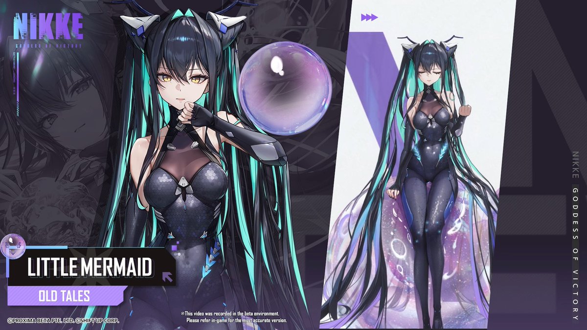 【NIKKE Motion Demonstration and Skill Introduction】 #NIKKEmermaid #NIKKE Little Mermaid uses SMG: Spindrift Little Mermaid is a Supporter Nikke who enhances the attack power of herself and her allies. She attacks the enemy with bubbles continuously, weakening their powers. HD Ver: 🔗: *This recording was made in a test environment. Please refer in-game for the most accurate version. #NIKKEAnniversary