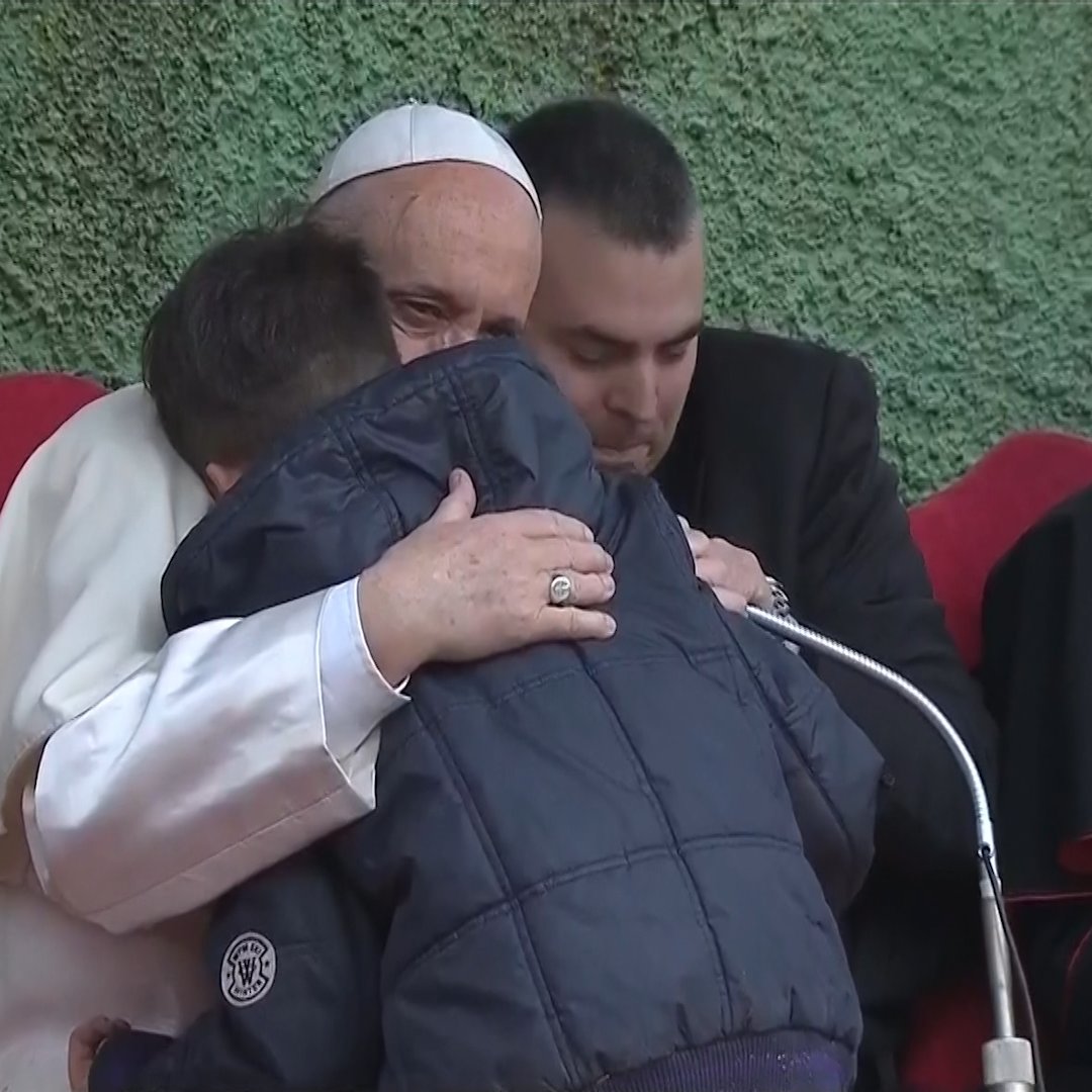 Sans doute l’une des plus belles images de Pape Léon XIV !