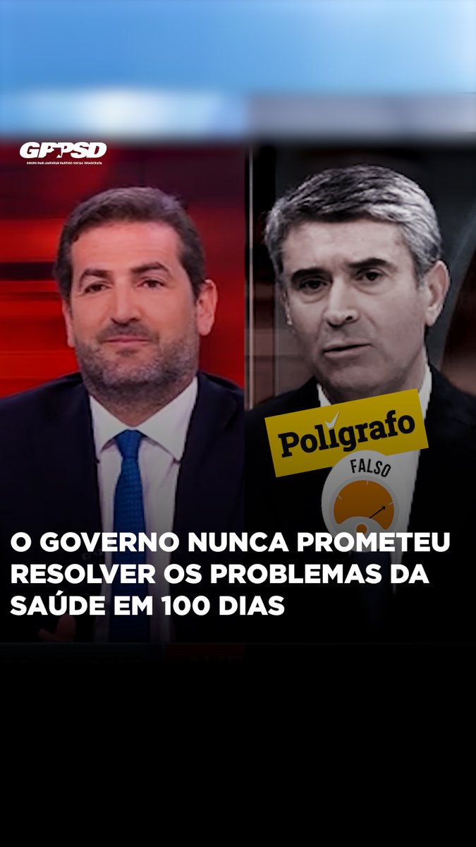 O Governo nunca prometeu resolver os problemas da saúde em 100 dias.