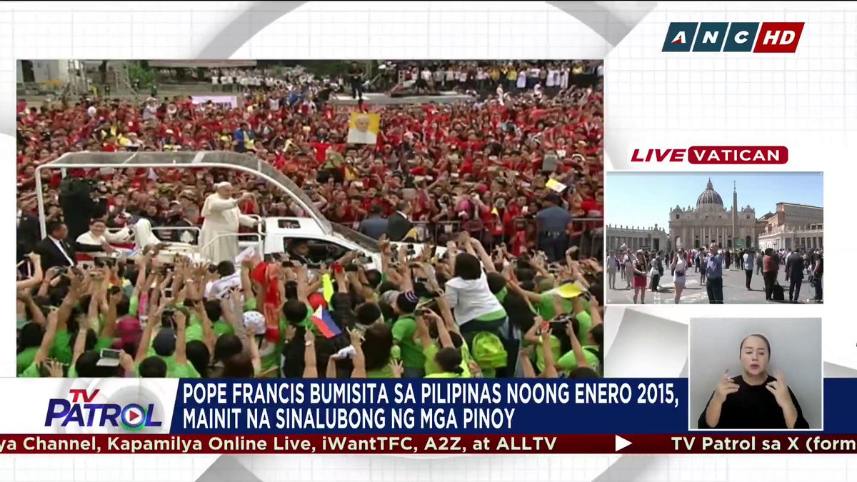 Bumisita noong Enero 2015 si Pope Francis sa Pilipinas para sadyain at makiisa sa mga nasalanta ng bagyong Yolanda. Napahanga noon ang Santo Papa sa pagsalubong sa kaniya sa bansa na tahanan ng milyon-milyong Katoliko.