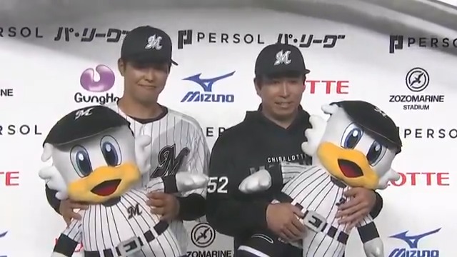 ／ 4/22 ヒーローインタビュー⚾️ ＼ 千葉ロッテ #益田直也 投手 #中村奨吾 選手✨ #chibalotte