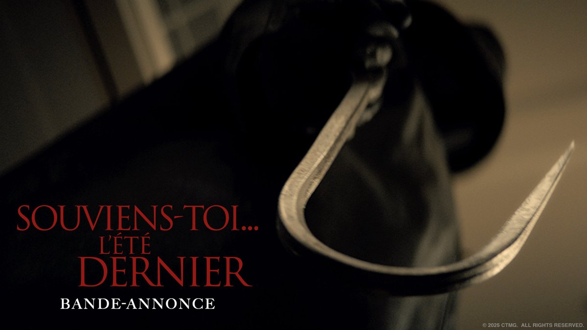 Qu'est-ce que vous attendez ? 🪝 Découvrez la bande-annonce du film Souviens-toi... L'été dernier, le 16 juillet au cinéma. #SouviensToiLétéDernier