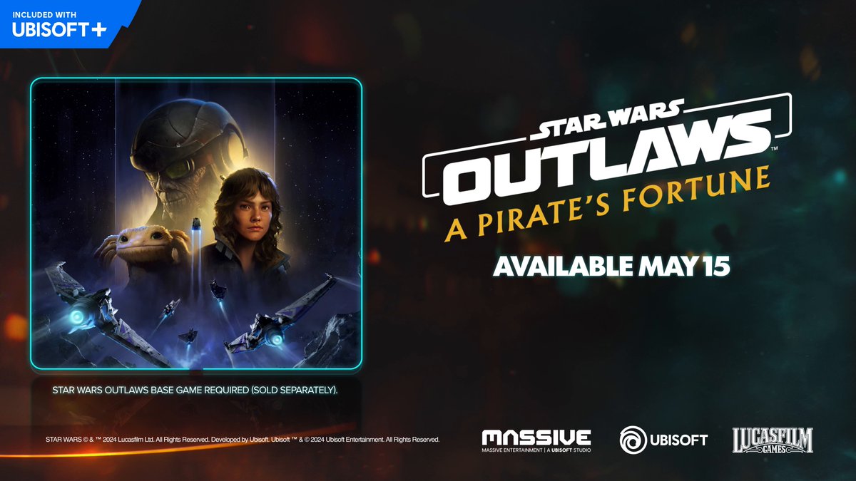 #StarWarsOutlaws A Pirate's Fortune Out on May 15 💫