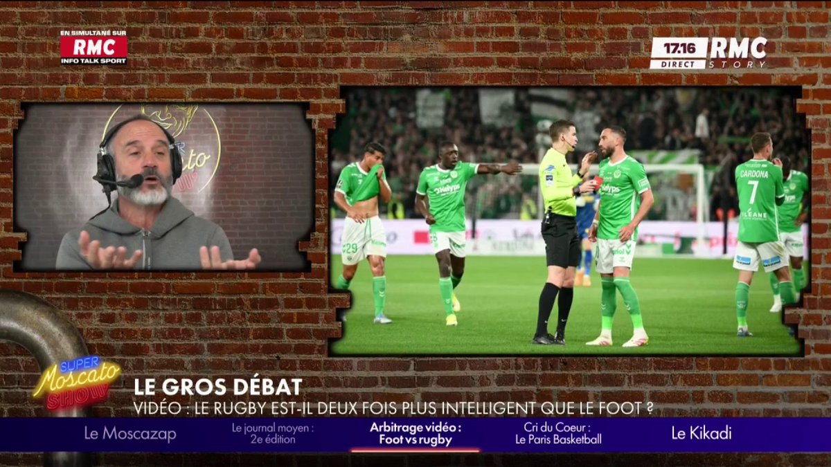 🗣️ L'avis d'Eric sur le problème VAR lors d'ASSE-OL : "Si je veux casser un mec, j'y vais comme Stassin. Son geste est antifootball. La première décision de l'arbitre terrain est bonne, pourquoi la VAR vient ramener sa fraise ?" #RMCLive