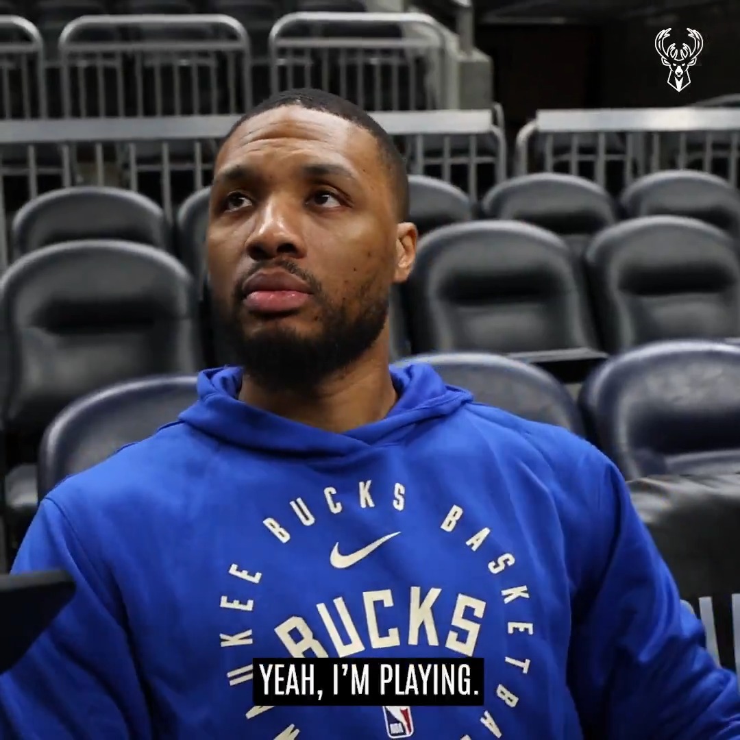 Dame's going to give everything that he's got.