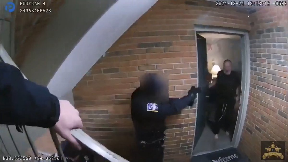 If someone is banging on your door and you feel the need to answer it holding a gun, just don’t open the door at all. There’s been enough videos of cops smoking someone the instant they see a gun to know they don’t care at all about your right to have it.