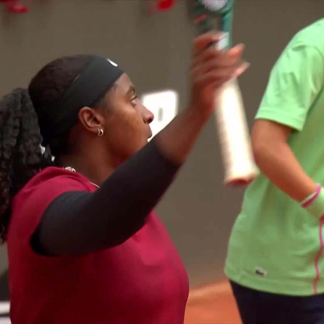 Sticking it out &amp; reaping the rewards 💪 Hailey Baptiste stops a Cirstea comeback! #MMOPEN