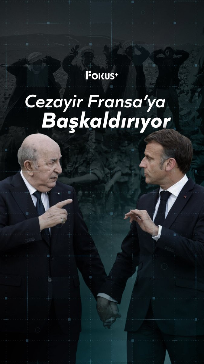 ➕ Cezayir ve Fransa arasındaki diplomatik kriz, geçmişteki sömürgeci gerilimlerin hala etkisini gösterdiği bir dönemde yeniden alevleniyor. ▪️ Geçtiğimiz haftalarda normalleşme yolunda önemli adımlar atılsa da, Fransa'nın Cezayirli bir diplomatı tutuklaması, ilişkileri yeniden krize soktu. ▪️ Fransa'nın Afrika'daki etkisi giderek zayıflarken, Türkiye’nin Cezayir ile büyüyen ticari ilişkileri, Fransa’yı tedirgin ediyor.