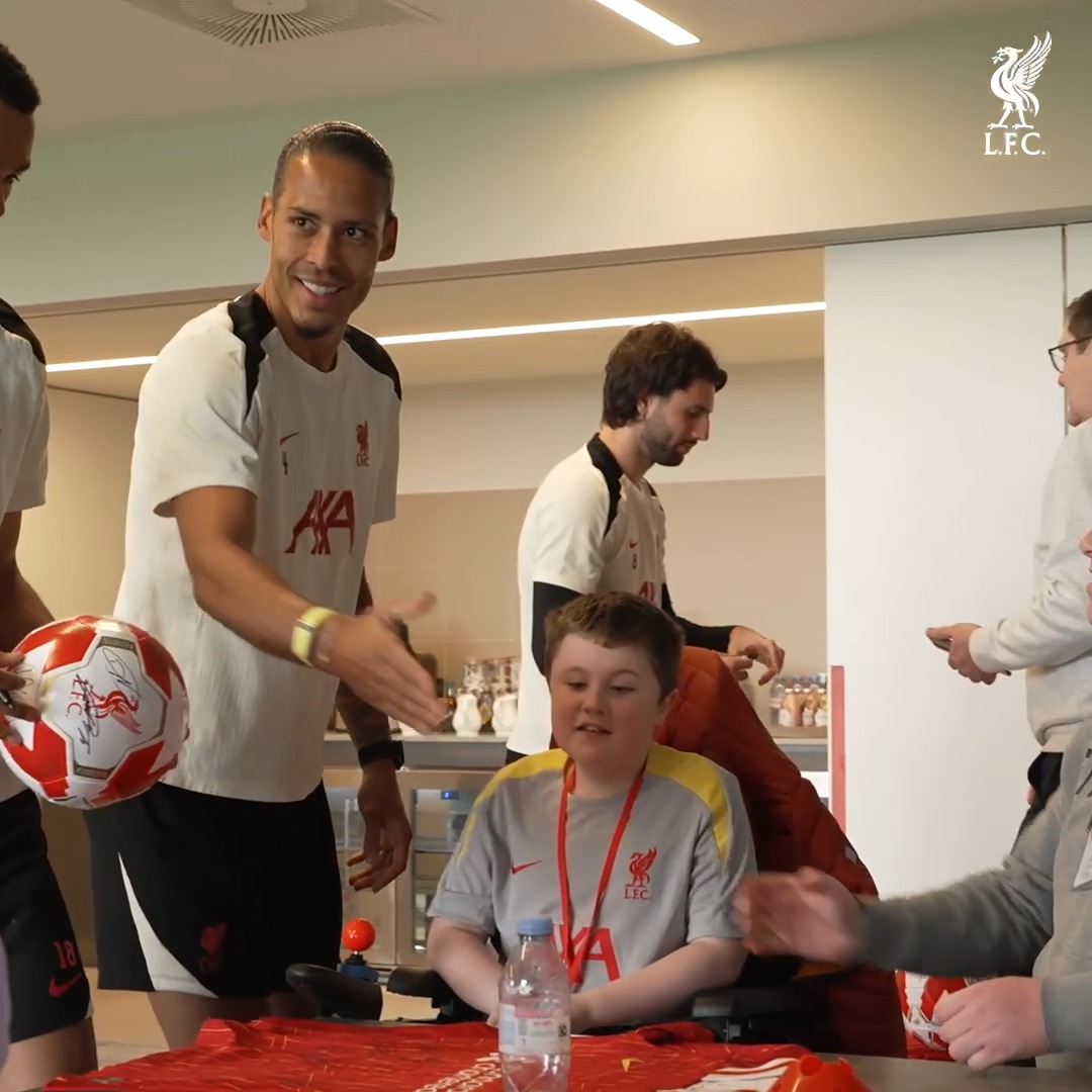 Last week, we hosted families from Willow Foundation and Owen McVeigh Foundation at the AXA Training Centre to make some amazing memories with Liverpool FC stars😊🙌