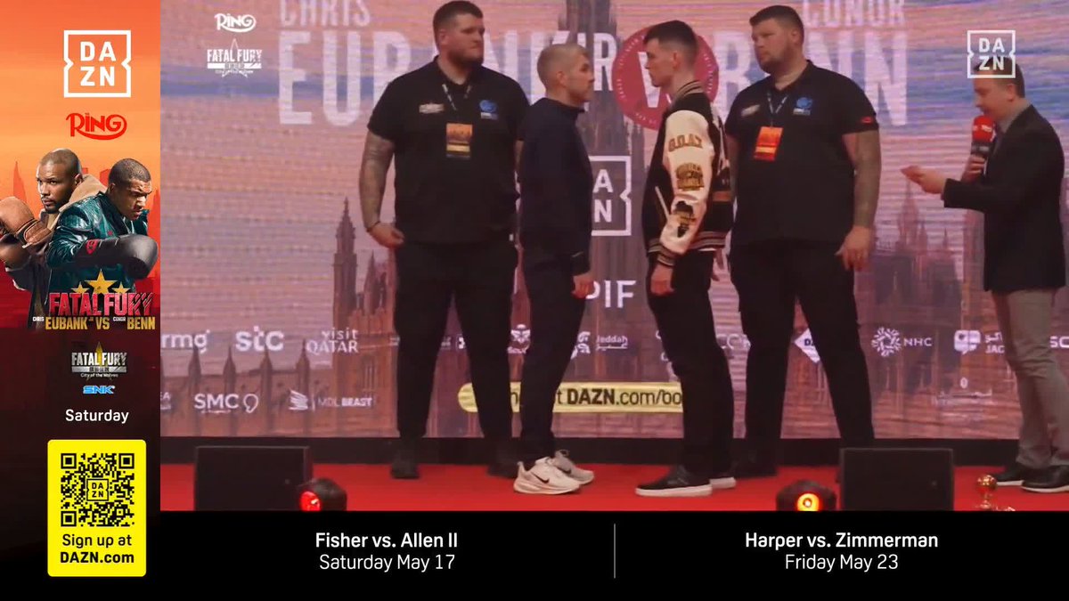 FACE-OFF ๐ Liam Smith vs Aaron McKenna #SmithMcKenna | Ring Magazine #EubankBenn live on DAZN Boxing