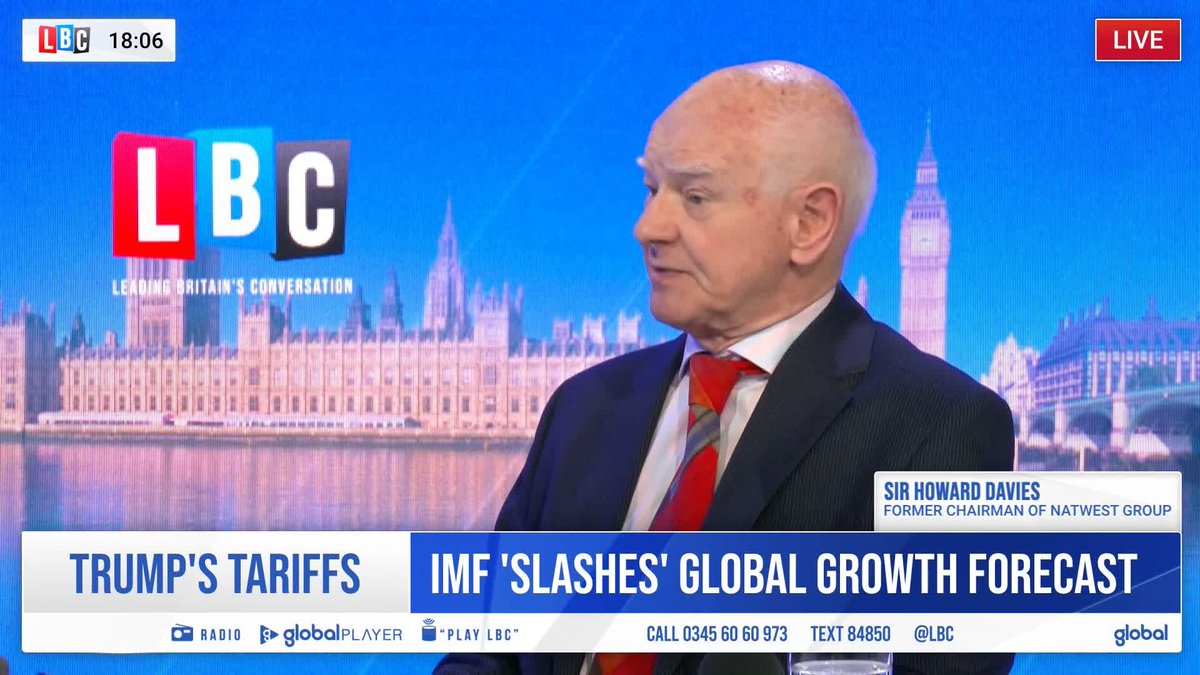 'It would be wrong to cut spending or increase taxes.' Howard Davies explains why Donald Trump's tariffs could allow Rachel Reeves to increase borrowing.