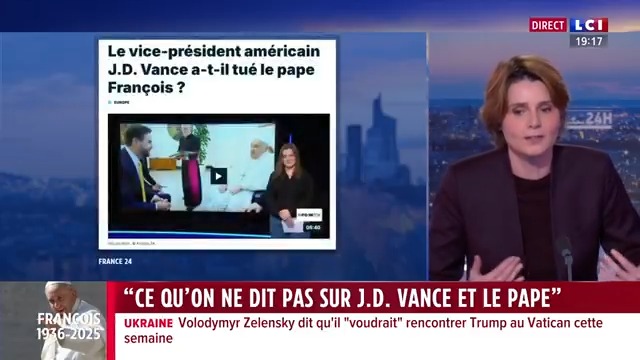 FOUREST EN LIBERTÉ. ▶️#Société - Ce qu’on ne dit pas sur J.D. Vance et le Pape : “Vous aviez un pape d’Amérique du Sud face à un catholique d’Amérique du Nord. Un pape représentant le Sud global face à un Américain représentant la nostalgie des USA blanc.” Caroline Fourest