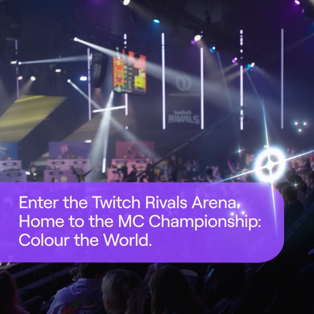 Players, get your pickaxes ready! The MC Championship is taking center stage at TwitchCon Europe on the Twitch Rivals Arena. Don’t miss out—get your tickets today!