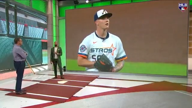 Hunter Brown ran his consecutive scoreless innings streak to 24 Monday night 🔥 Mark DeRosa and Chris Young take a look at the Houston Astros right-hander and his pitch breakdown from yesterday's start. #MLBCentral