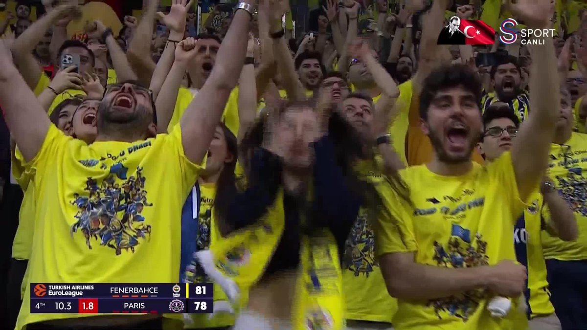 MAÇ SONUCU | Fenerbahçe Beko 83-78 Paris Basket Playoffta ilk maçı kazanıyoruz! Tebrikler takım! 💛💙