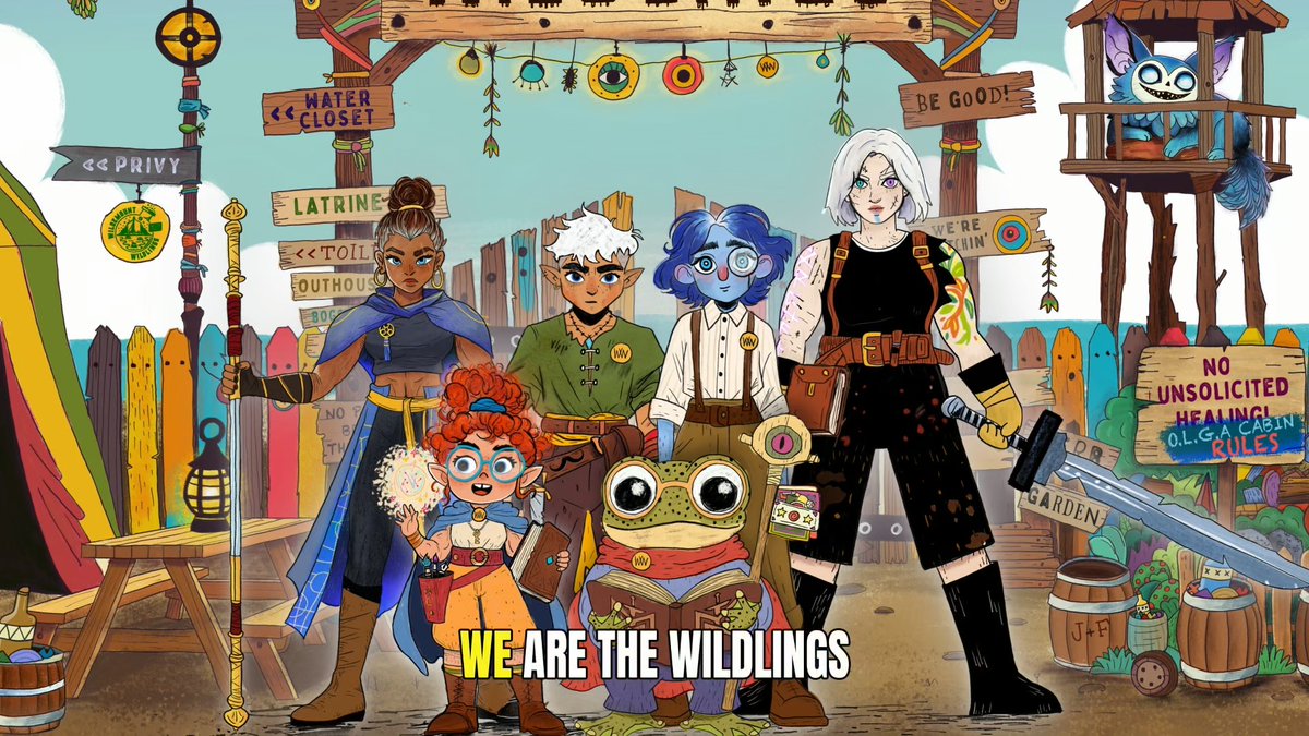 🌲 🎵 LET'S GO EXPLORING 🎵 ⛺ WILDE OUT! Come join us 'round the campfire and learn the official #WildemountWildlings themesong! Whether you're a wizard, warlock, ranger, scout, or aspiring adventurer, come sing along! [ Themesong by Sam Riegel, Piano by Tal Levitas 🎹 🎶 ] WATCH WILDEMOUNT WILDLINGS 🏕️