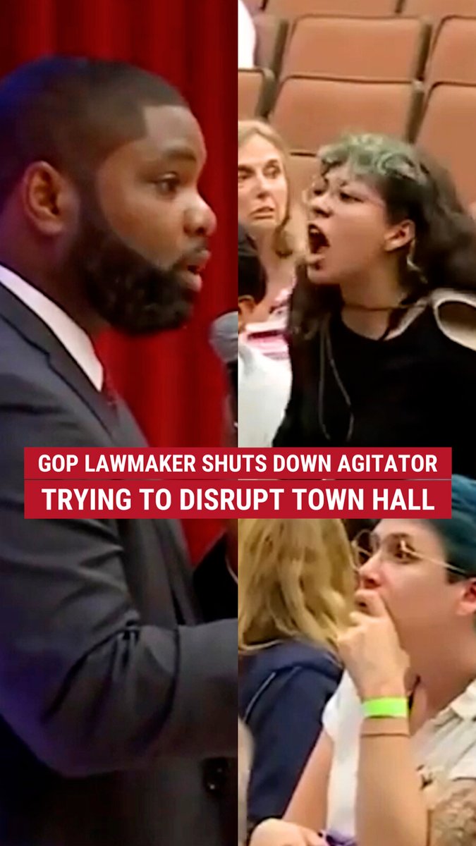 Rep. Byron Donalds (R-FL) wasted no time calling out an anti-Israel agitator disrupting his town hall: "You think you're being heard – and let's be clear – you're not."