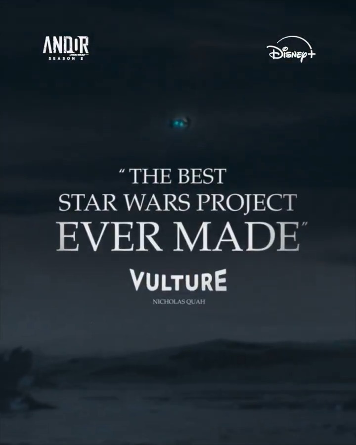 It’s almost time. The critically acclaimed series, Andor, returns. Stream the three-episode premiere tonight only on Disney+.