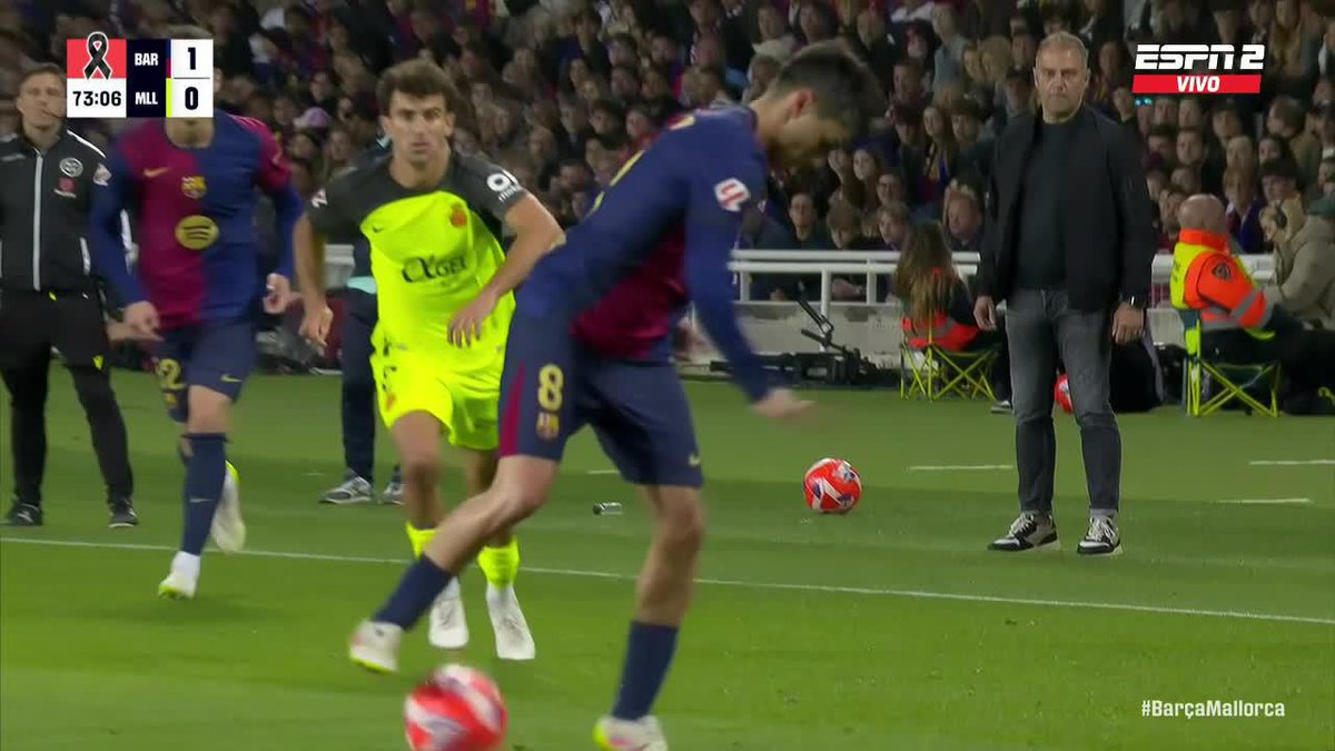 ¡Pedri es cosa seria! ¡Atención al control de la joya de Barcelona! 😱🔥 📺 Mirá la #LaLiga por #DisneyPlus