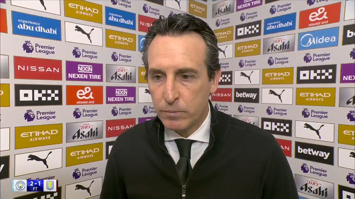 "We HAVE to keep on going and be positive for Saturday." Unai Emery reflects on Aston Villa's loss to Manchester City in the race for Europe 🗣️