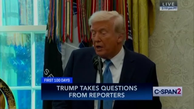 Trump: You can't have a trial for all of these people (It's in the Constitution that everyone in America has the right to a trial)