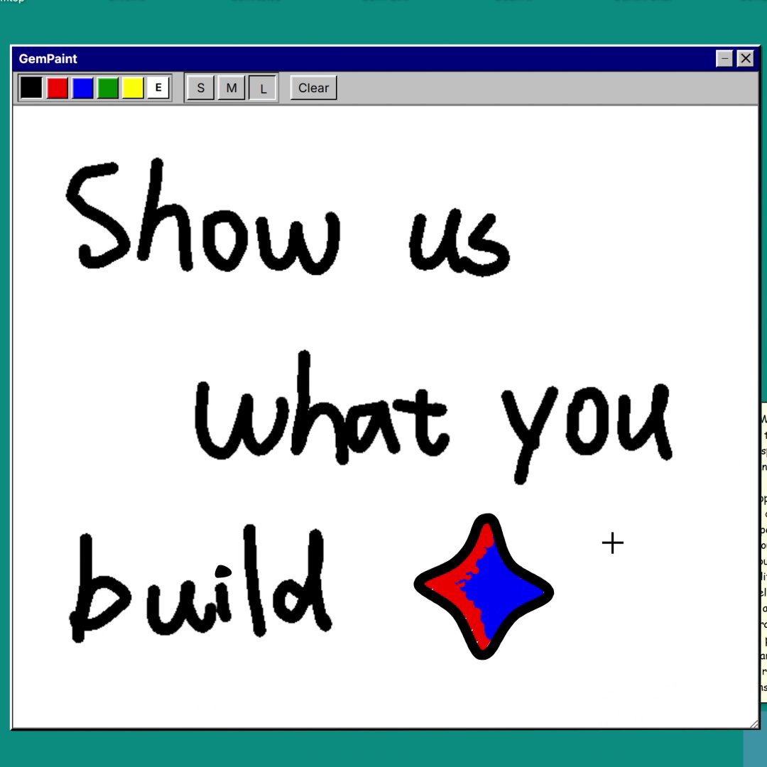 Relive the 90s with this starter app in Google AI Studio → Chat, browse, paint, and add your own apps to this retro desktop simulator coded with Gemini 2.5 Pro. Show us what you build with #Gemini95