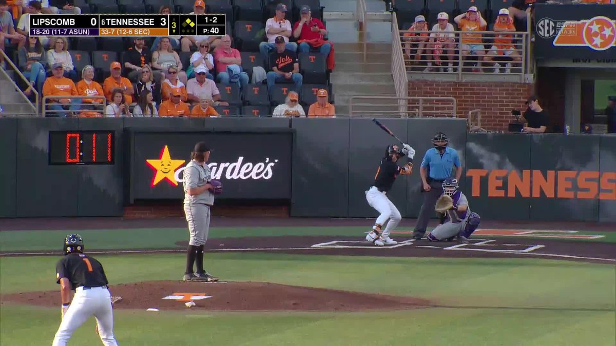 Third RBI of the night already for Fisch and that'll be the end of the road for Bisons' starter Ryan Kutz. 📺 (SECN+) #GBO // #BeatLipscomb