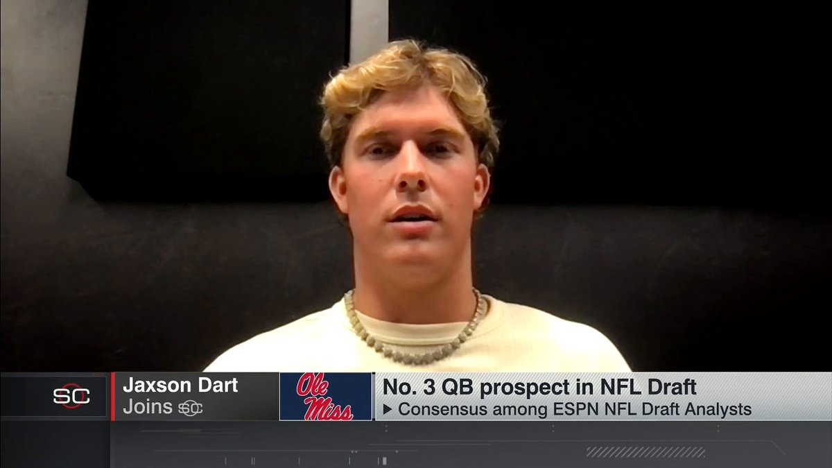 “I feel like I’m at peace right now. … Really ready to just hear my name called and really ready to embark on the next journey.” — Jaxson Dart on how his NFL draft process has been