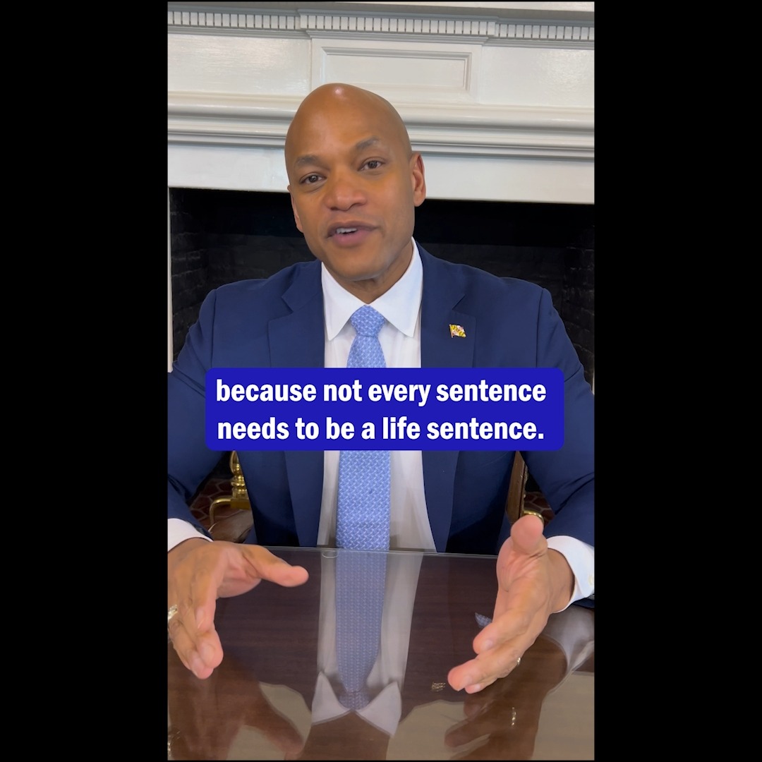 I just signed our Expungement Reform Act into law. In Maryland, we’re sending a clear message: Not every sentence has to be a life sentence.
