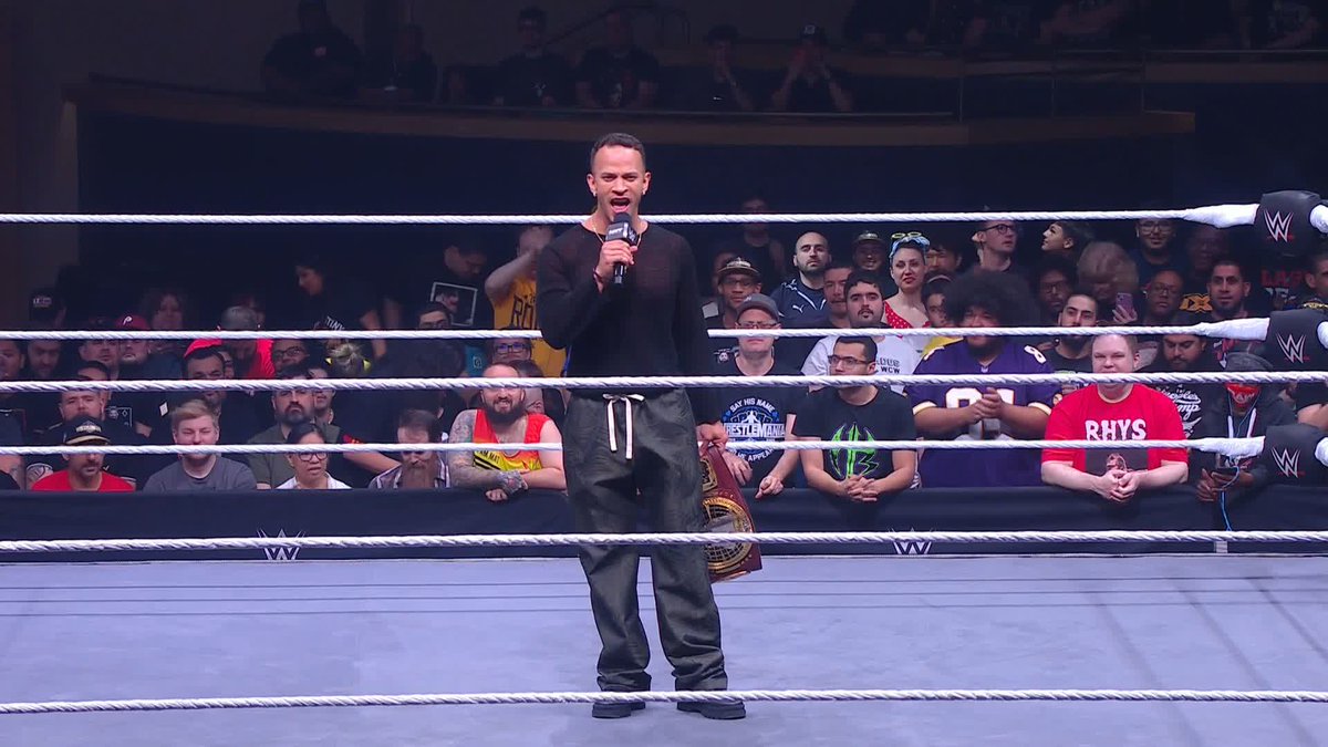 "I am the man around here!" After a successful #StandAndDeliver, Ricky Saints is just getting started. 😮💨 #WWENXT