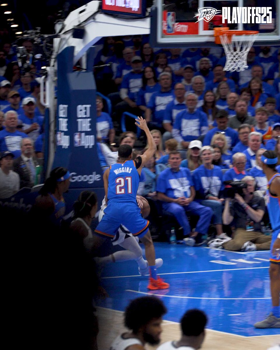 No shortage of defense or threes in OKC 😌