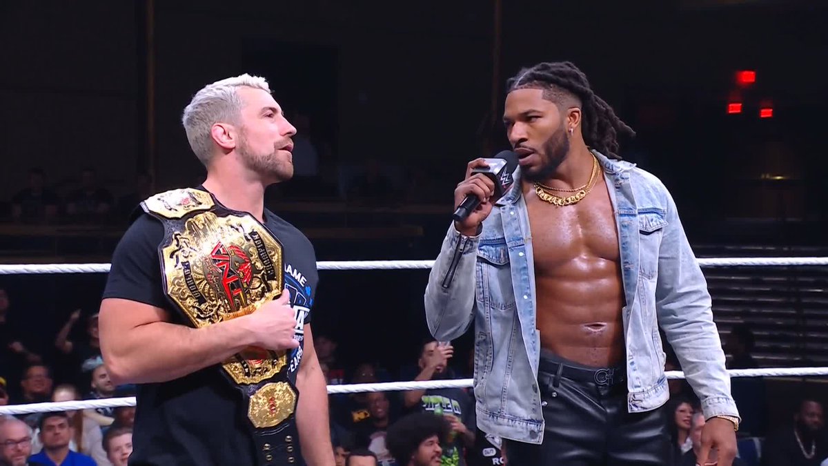 This is NOT how Trick Williams saw his night going... Joe Hendry and Oba Femi wwe just DROPPED Trick 😬 #WWENXT