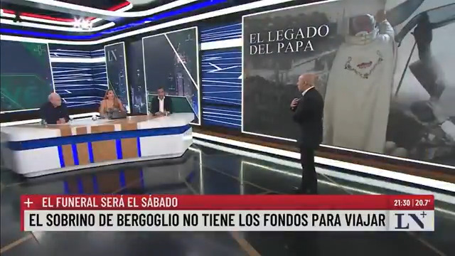 🔷 El sobrino de Bergoglio no tiene fondos para viajar a Roma. Mientras se discute quién representará al Congreso en el funeral, uno de los familiares más cercanos del Papa no puede costear el viaje para despedirlo. 👉 Lo cuenta Camila Dolabjian en #MásVerdad.