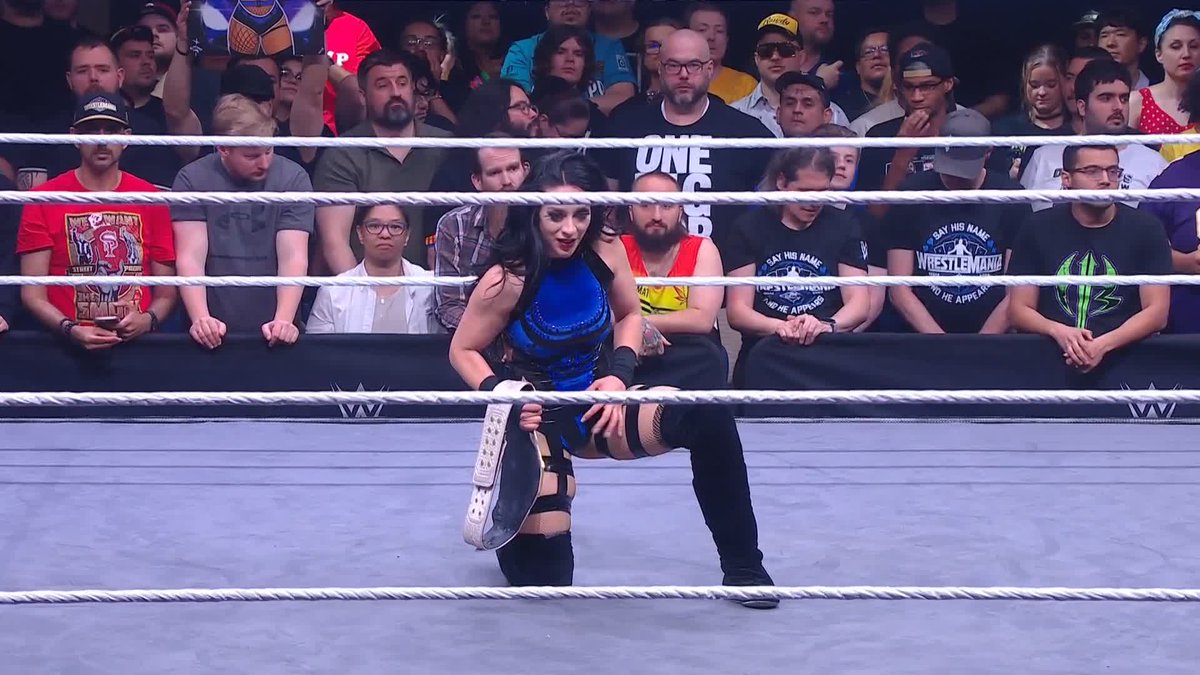 All eyes on the champ... 👀 Is Stephanie Vaquer up for the challenge? 🤔 #WWENXT