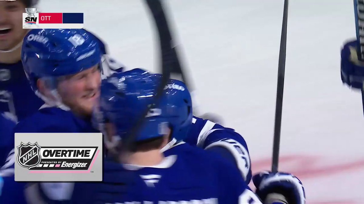 MAX DOMI CALLS GAME 🍁 He buries the Energizer OT winner and the Toronto Maple Leafs have a 2-0 series lead! #StanleyCup