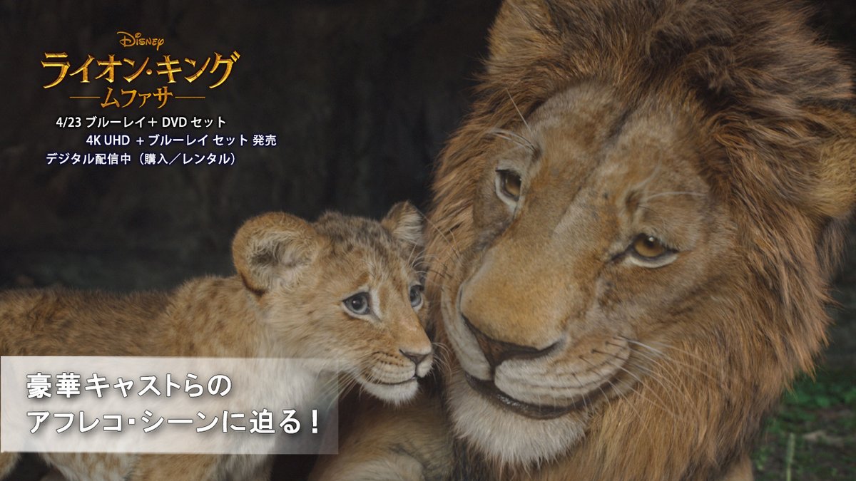 \アフレコ現場に密着‼️/ 作品に命を吹き込む瞬間を公開🎬 #マッツミケルセン を始め キャストの笑顔と名演技に注目🦁✨ 本日(4/23)発売『#ライオンキングムファサ』 🌿ブルーレイ+DVD セット 🌿4K UHD+ブルーレイ セット