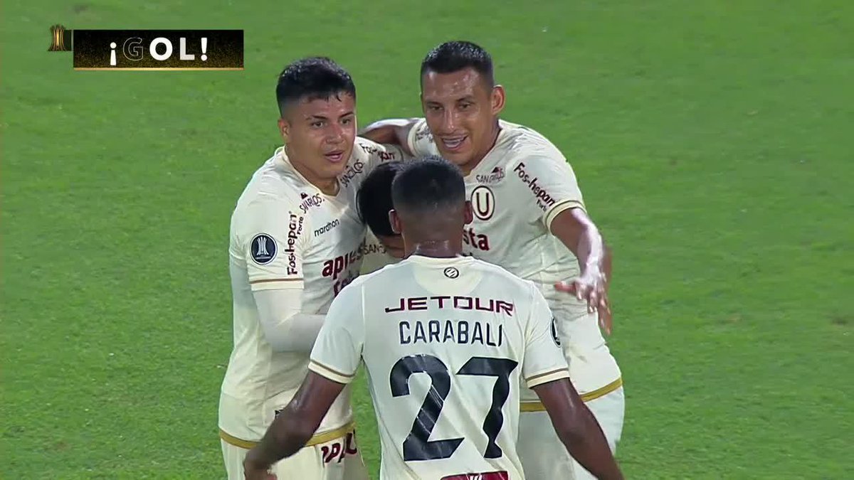 FINAL! Universitario 🇵🇪 derrotó 0-1 a Barcelona SC 🇪🇨 con este gol de Edison Flores. Así están las posiciones en el grupo B de la #Libertadores 🏆: 1⃣🇦🇷River 4 PTS (2PJ/+1) 2⃣🇪🇨Barcelona 4 PTS (3PJ/0) 3⃣🇪🇨IDV 3 PTS (2PJ/0) 4⃣🇵🇪Universitario 3 PTS (3PJ/-1)